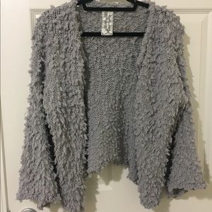 Fuzzy cardigan